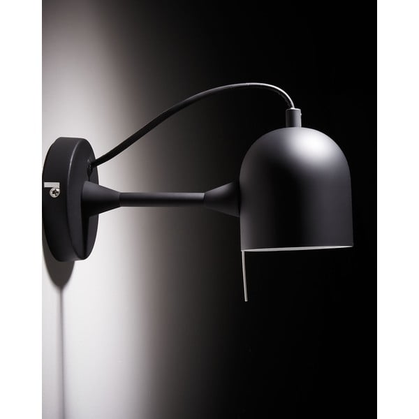 Fekete fali lámpa Lucilla – Kave Home-image-1