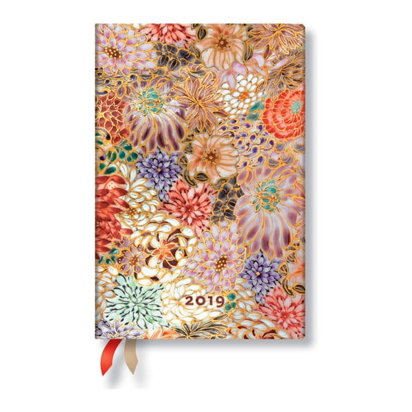 Kikka Horizontal 2019-es határidőnapló, 9,5 x 14 cm - Paperblanks