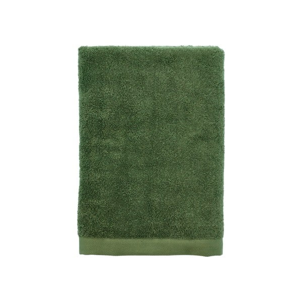 Zöld organikus pamut fürdőlepedő 70x140 cm Comfort Organic – Södahl