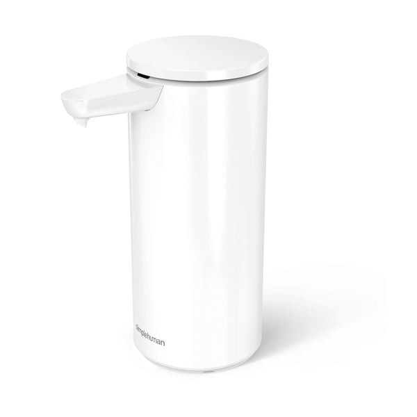 Fehér automata fém szappanadagoló 414 ml – simplehuman