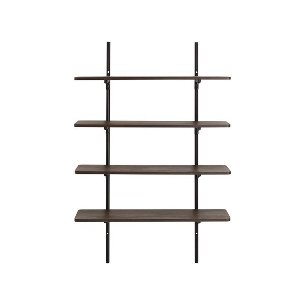Barna többszintes fém fali polc 100 cm Gilda – Ellos Home-image-3