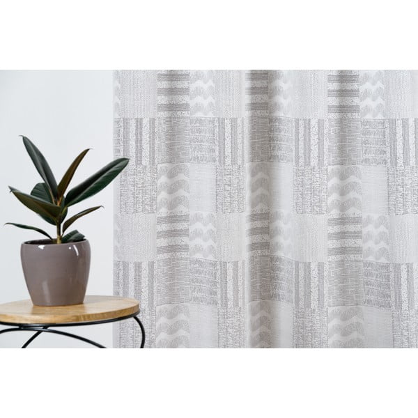 Világosszürke függöny 140x245 cm Navona – Mendola Fabrics-image-1