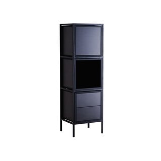 Fekete szekrény 45x145 cm Skap - CustomForm