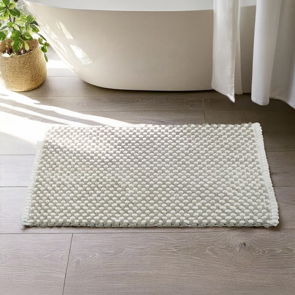 Bézs textil fürdőszobai kilépő 50x80 cm Covelo – Wenko-image-1