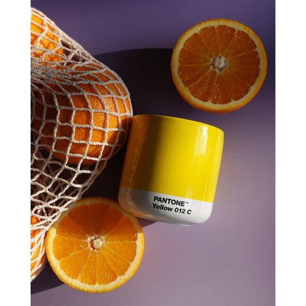 Sárga porcelán csésze cappucinóhoz 175 ml Yellow 012 – Pantone-image-1