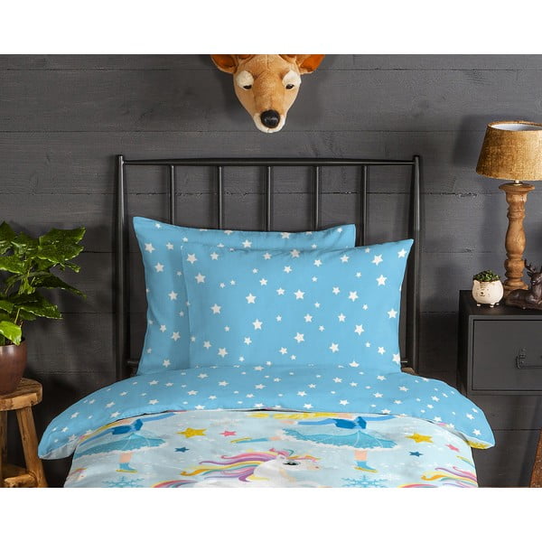 Egyszemélyes flanel gyerek ágyneműhuzat 140x200 cm – Good Morning-image-2