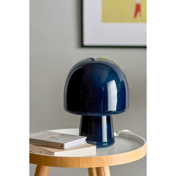 Sötétkék asztali lámpa üveg búrával (magasság 26,5 cm) Paddy – Bloomingville-image-2