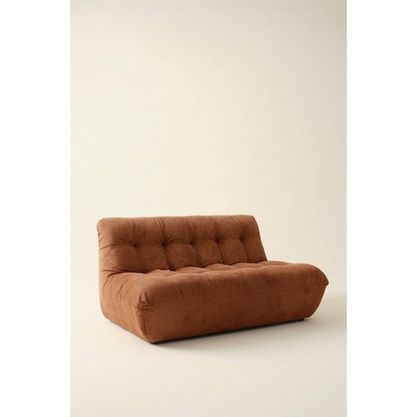 Barna kordbársony kanapé 145 cm Kelso – Jotex-image-1