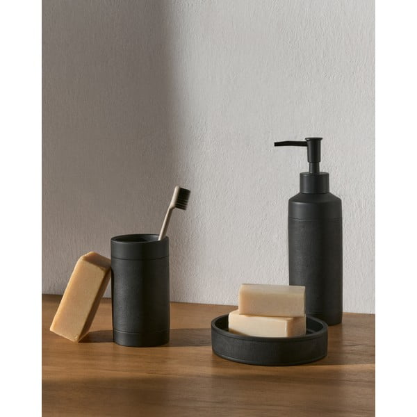 Fekete poligyanta szappantartó Sisel – Kave Home-image-1