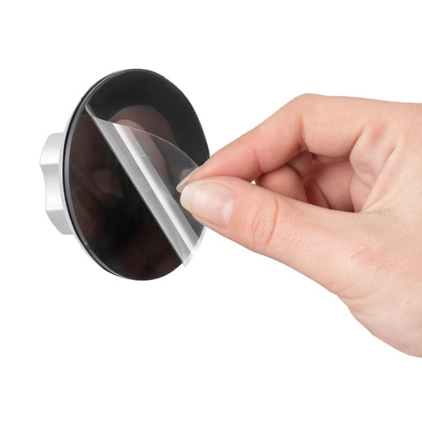 Ezüstszínű öntapadós fém fürdőszobai polc Bestlock Bath – Compactor-image-3