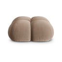 Barna bársony lábtartó Loretto – Cosmopolitan Design