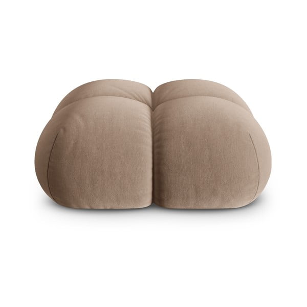 Barna bársony lábtartó Loretto – Cosmopolitan Design