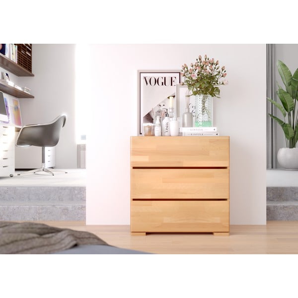Sandemo bükkfa komód, 80 x 81 cm - Skandica-image-1