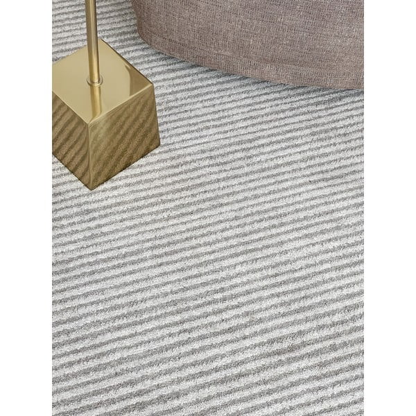 Krémszínű gyapjú szőnyeg 160x240 cm Calisia M Ribs – Agnella-image-2