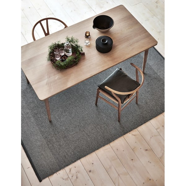 Antracitszürke kültéri-beltéri futószőnyeg 85x260 cm Edit Charcoal – Pappelina-image-3