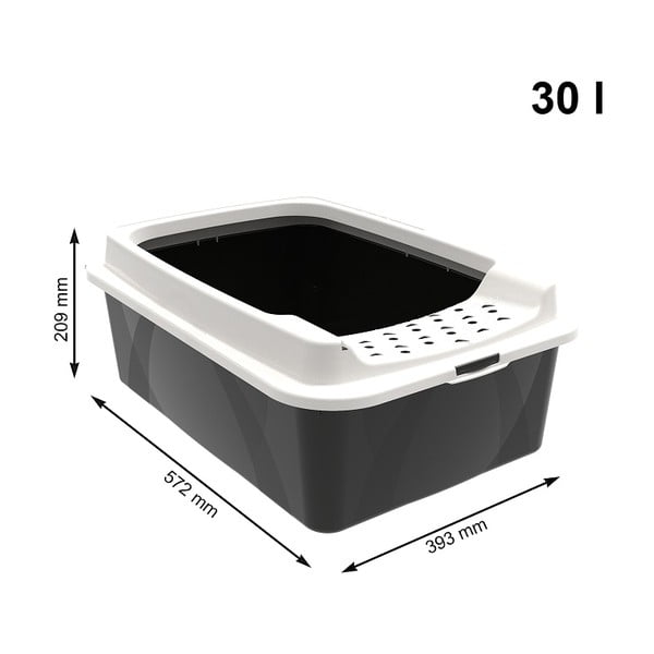 Macskatoalett 57,2x39,3 cm Eco Bonnie - Rotho-image-1