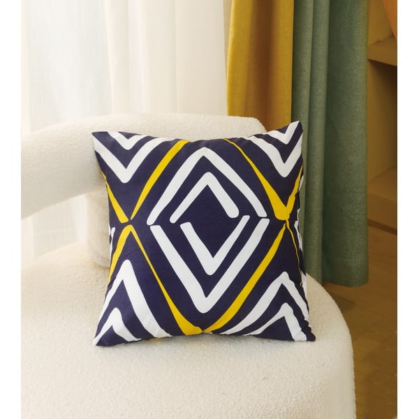 Sötétkék egyszemélyes hatrészes mikroszatén ágyneműhuzat 140x200 cm Dylan – My House-image-4