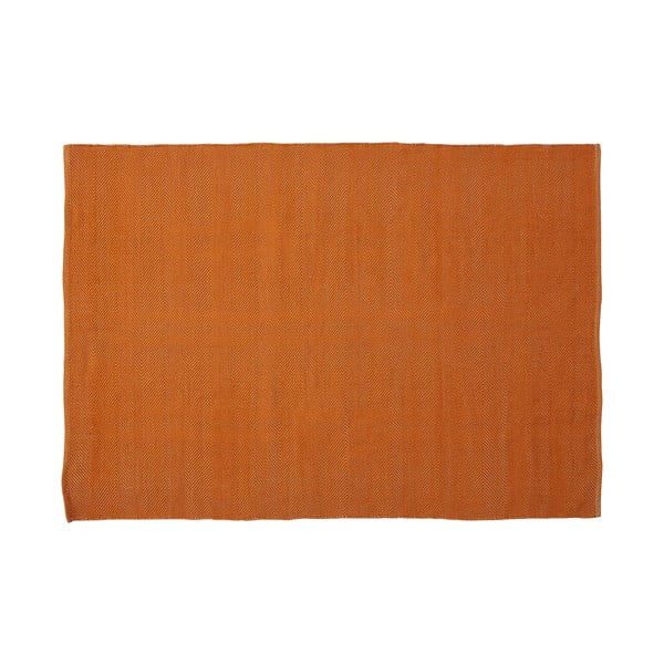 Narancssárga téglalap alakú szőnyeg 2 darabos szettben 190 x 130 cm Atmosphere - La Forma