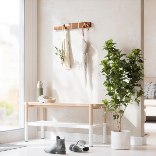 Barna nyárfa fali fogas Flip – Umbra-image-1