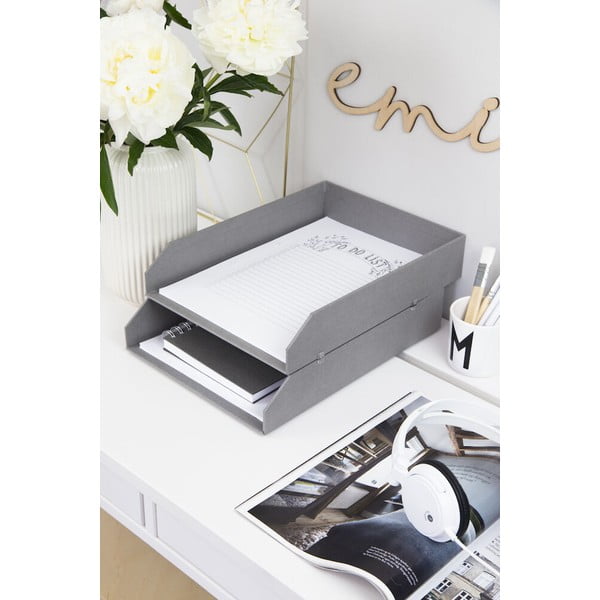 Karton rendszerező szett dokumentumokhoz 2 db-os Hakan – Bigso Box of Sweden-image-1