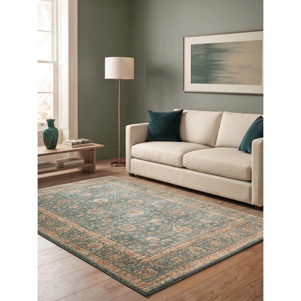 Petróleum színű szőnyeg 240x340 cm Raja – Asiatic Carpets-image-1