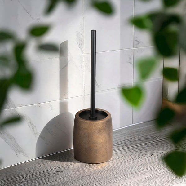Bronzszínű kerámia WC-kefe Tremea – Wenko-image-1
