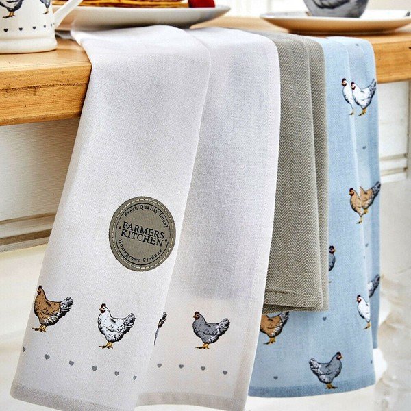 Konyharuha, edényfogó és teáskanna huzat szett 5 db-os Farmers Kitchen – Cooksmart ®-image-3