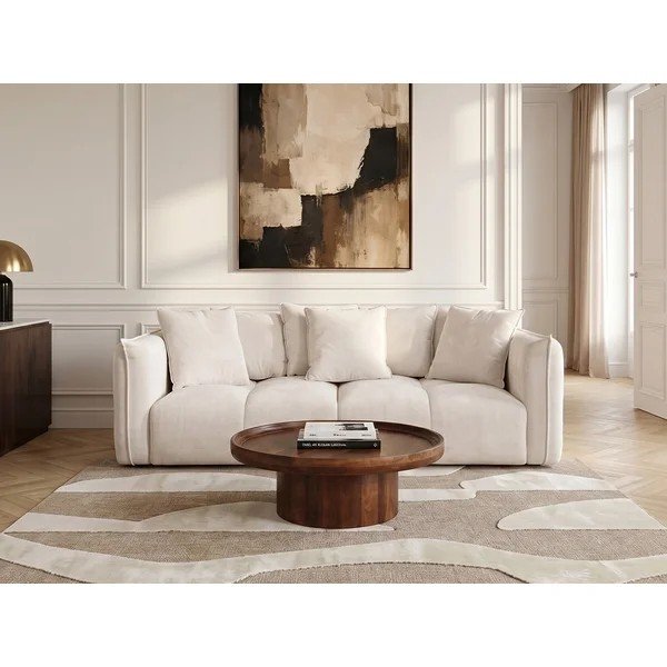Fehér zsenília kanapé Harlem – Bobochic Paris-image-3