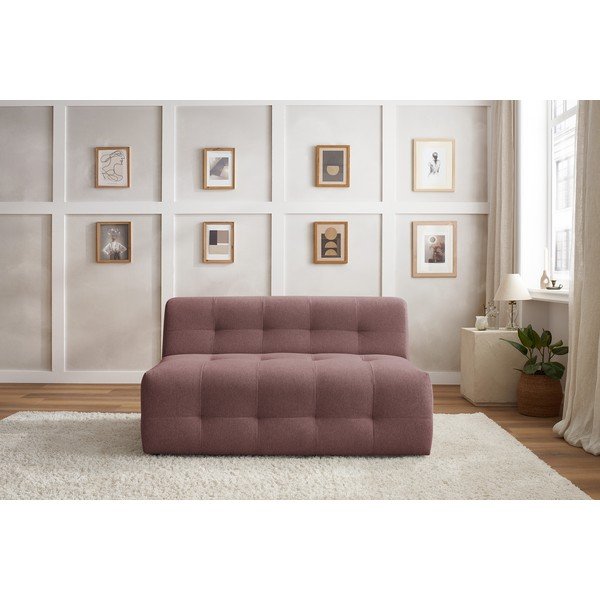 Sötét rózsaszín kanapé modul Kleber - Bobochic Paris-image-1