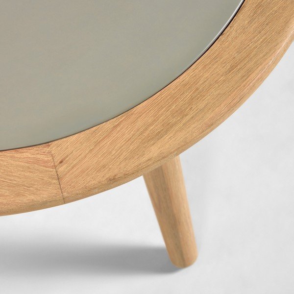 Glynis Nina eukaliptuszfa kerti asztal beton asztallappal - Kave Home-image-2