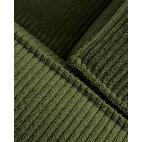 Zöld kordbársony sarokkanapé (variálható) Blok – Kave Home-image-4