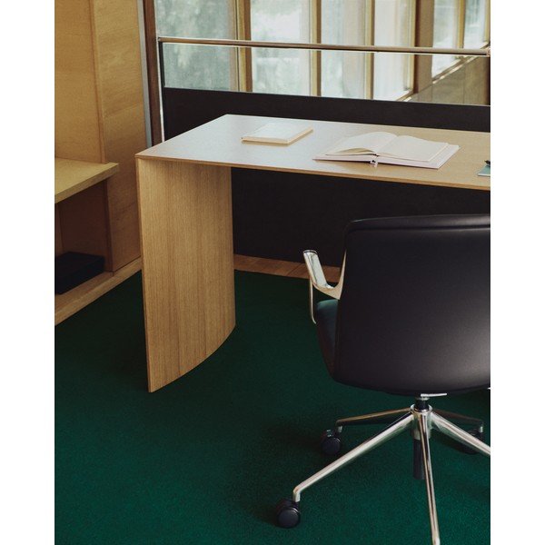 Íróasztal tölgyfa dekorral 60x140 cm Litto – Kave Home-image-1