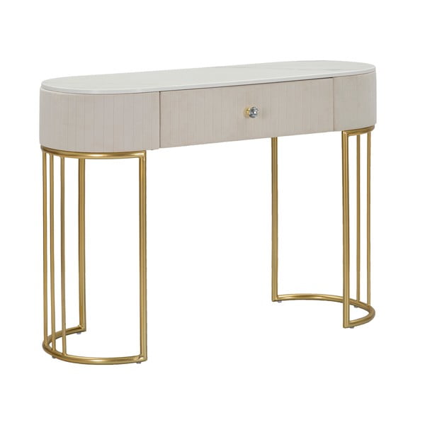 Bézs konzolasztal 100x40 cm Montpellier - Mauro Ferretti-image-2