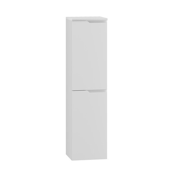 Fehér magas fali fürdőszoba szekrény 35x137 cm Nicea – STOLKAR