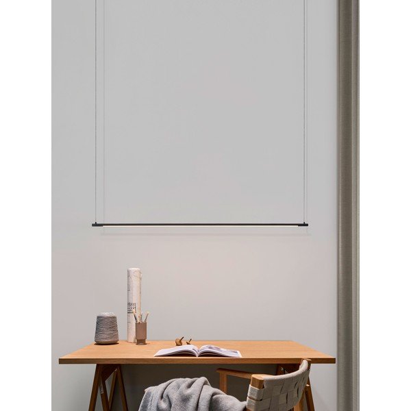 Matt fekete alumínium LED függőlámpa Elettra – Nova Luce-image-1