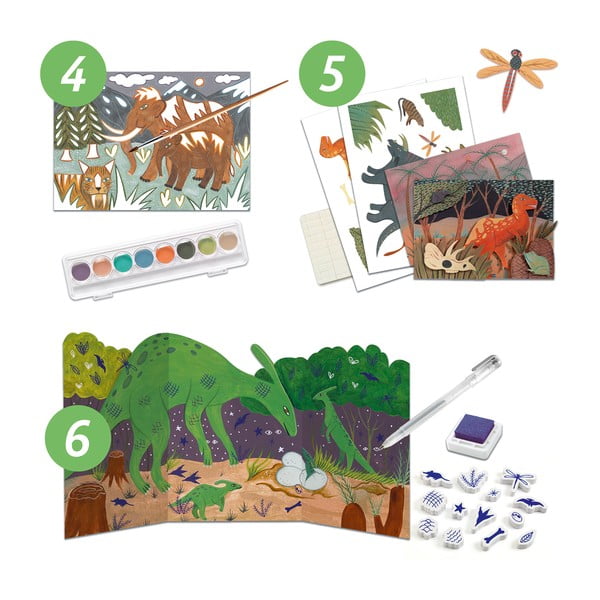 Dinoszauruszok kreatív szett - Djeco-image-4