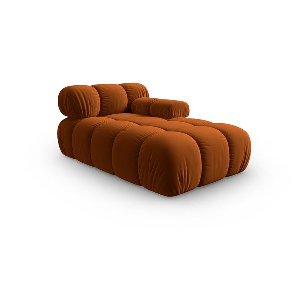 Narancssárga bársony heverő (jobb oldali) Bellis – Micadoni Home-image-3