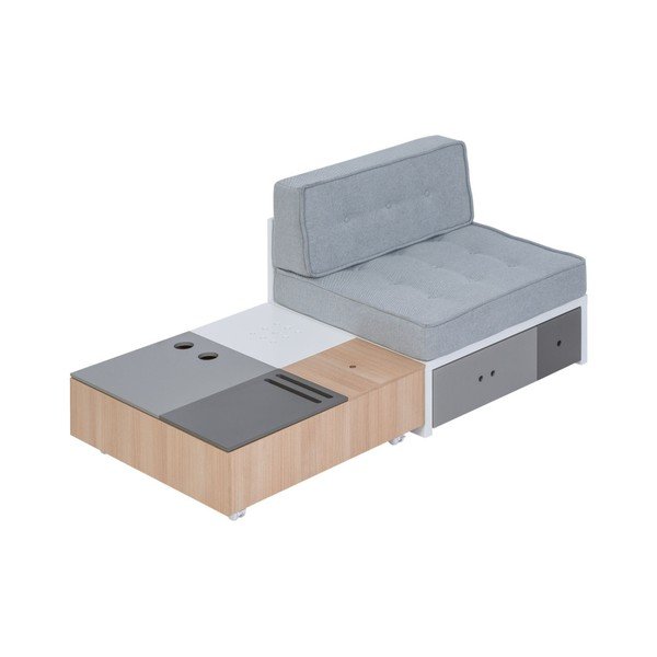 Custom többfunkciós gurulós dohányzóasztal tárolóhellyel - Vox-image-3