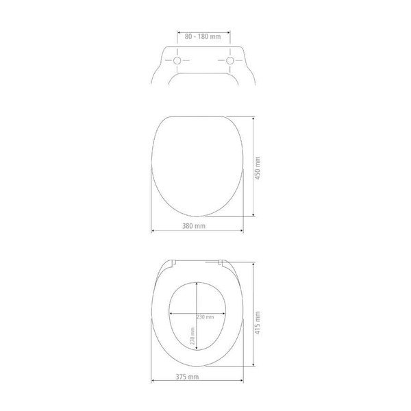 Old Time Plane WC-ülőke, 45 x 37,5 cm - Wenko-image-3
