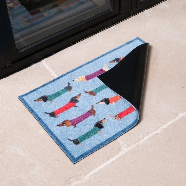 Textil lábtörlő 40x60 cm Dachshund – Artsy Doormats-image-1