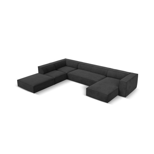 Sötétszürke sarokkanapé (bal oldali) Madame – Windsor & Co Sofas-image-2