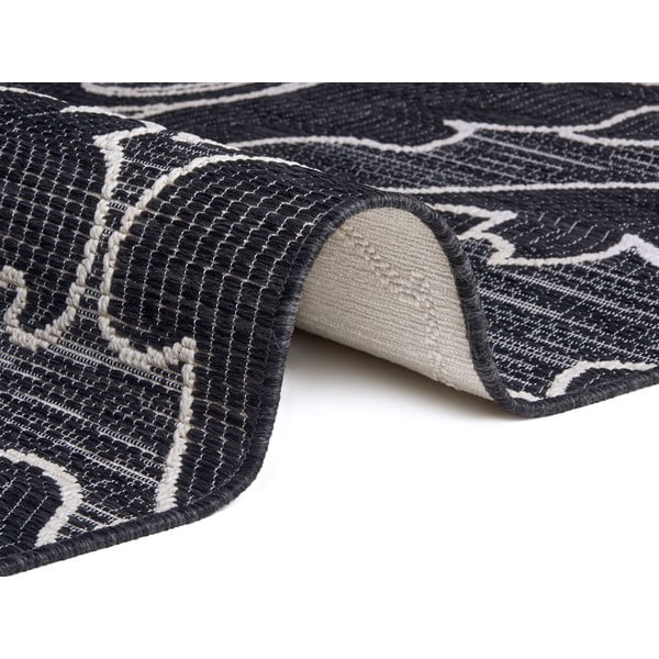 Fekete kültéri szőnyeg 194x290 cm Elina Black – Hanse Home-image-2