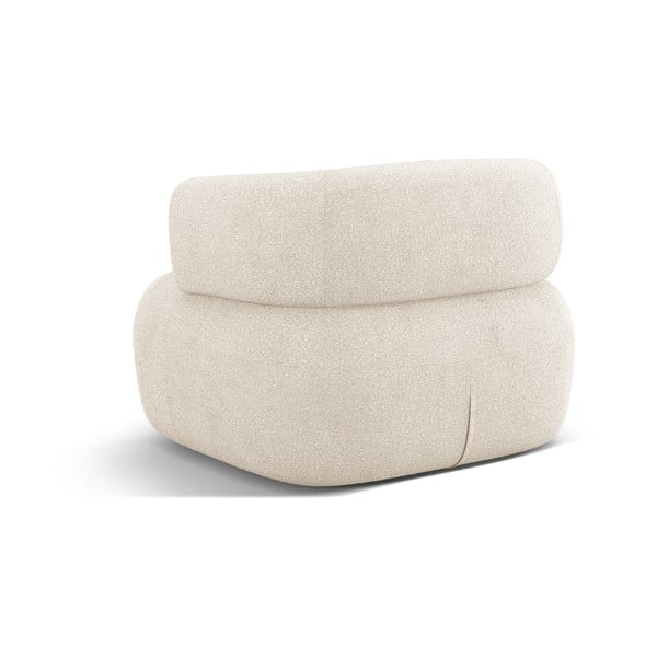 Bézs buklé fotel Jenny – Micadoni Home-image-3