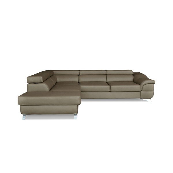 Omnikron szürkésbarna kinyitható sarokkanapé, bal oldali kivitel - Windsor & Co. Sofas-image-3