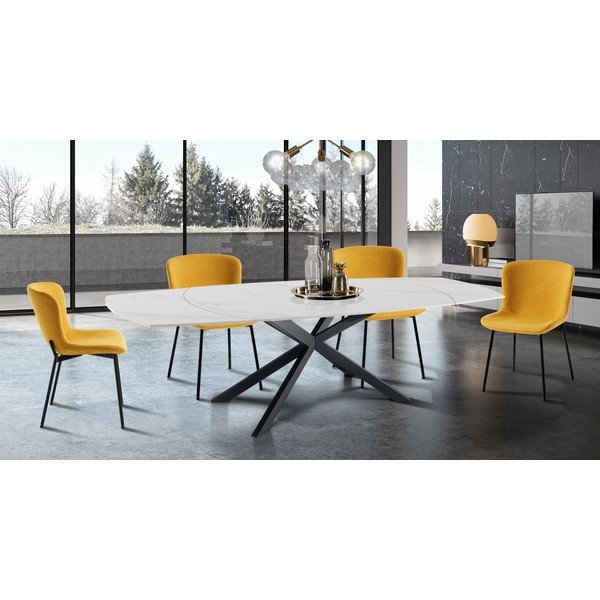 Okkersárga étkezőszék szett 2 db-os Snug – Tomasucci-image-1