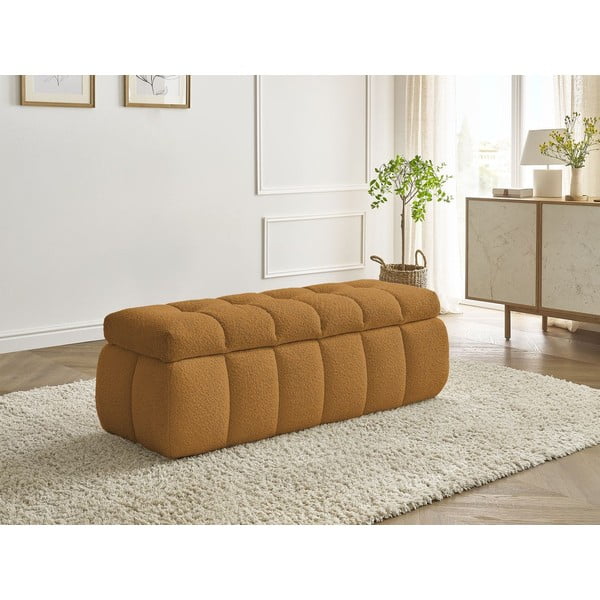 Mustársárga buklé pad Mont Blanc – Bobochic Paris-image-1