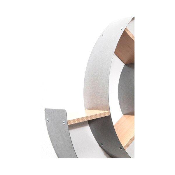 Snail szürke fali könyvespolc - Kare Design-image-2