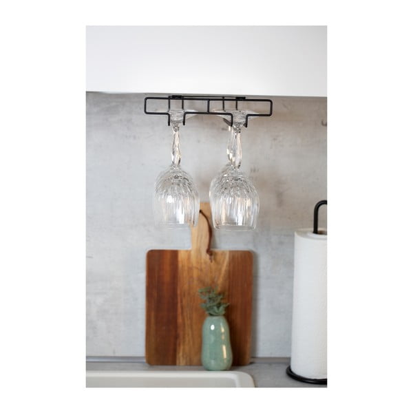 Fekete, polc alatti pohártartó - Wenko-image-4