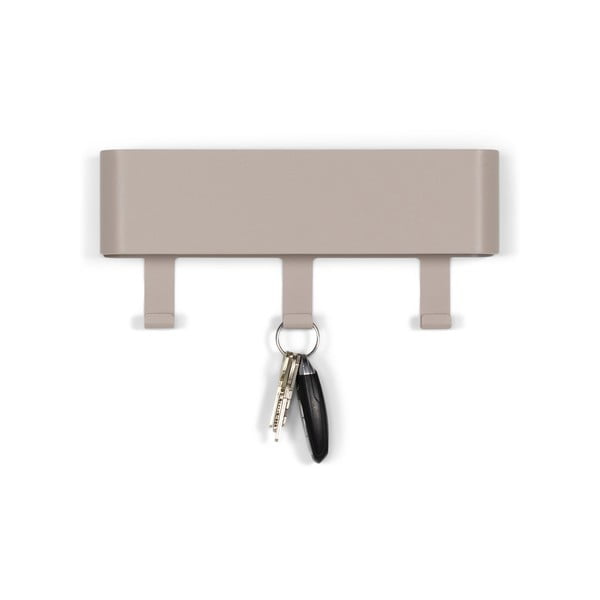 Szürke-bézs fém fali fogas polccal Dax Play – Spinder Design-image-2