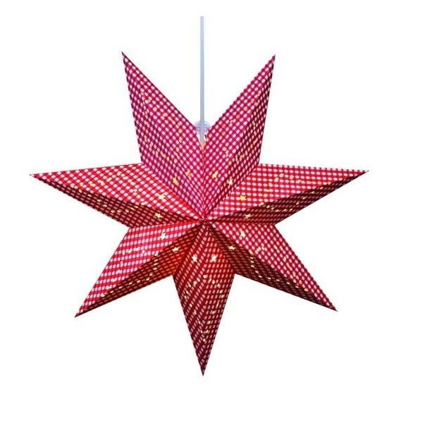 Gulli piros világító függő dekoráció, ø 45 cm - Markslöjd